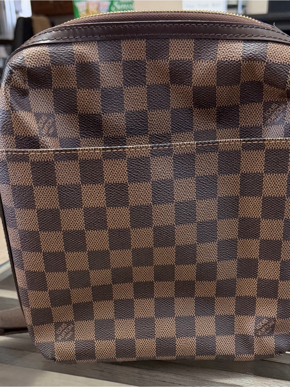 Louis Vuitton Trotteur Beaubourg Handbag Damier